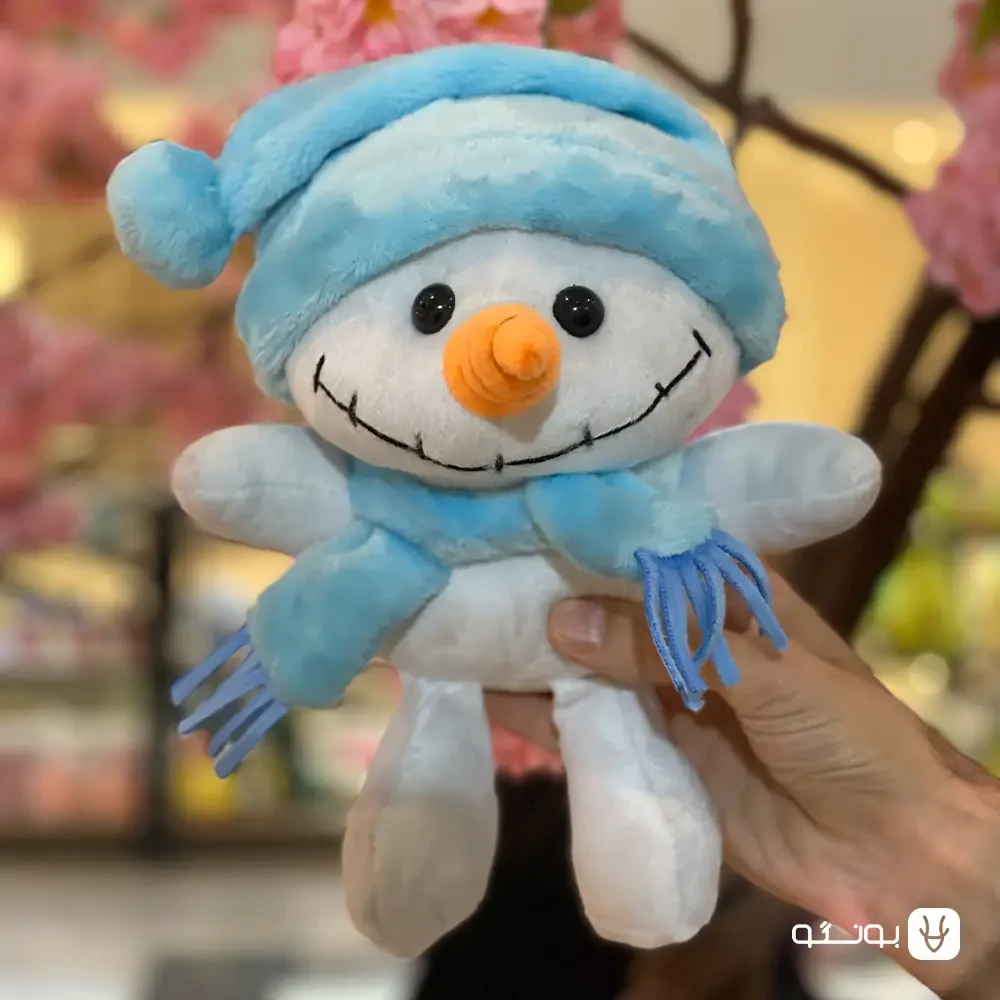 خرید عروسک آدم برفی آبی - فروشگاه بونگو
